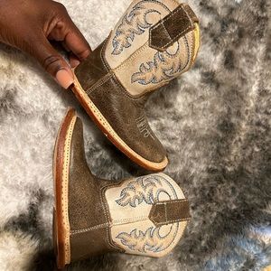 Square toe cowboy boots- infant